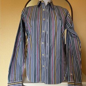 Ralph Lauren Blue Multicolor Striped Shirt